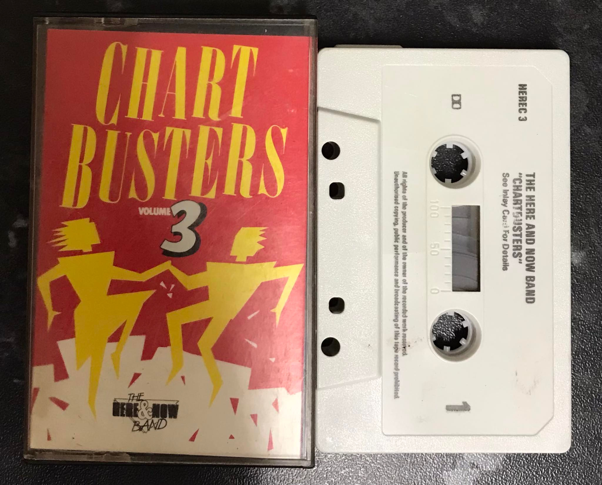 Chartbusters Volume 3, The Here and Now band, HEREC 3, Vintage Cassette