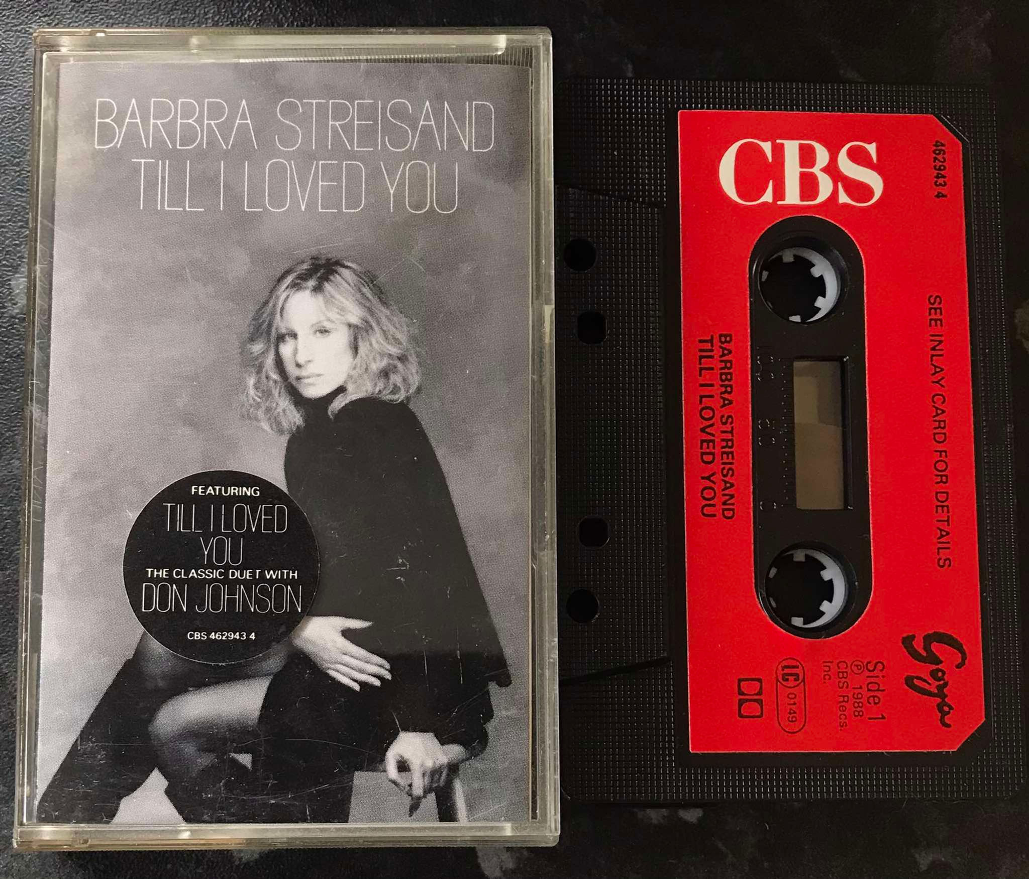Barbra Streisand, Till I Loved You Album, CBS, 462943 4, Vintage Cassette