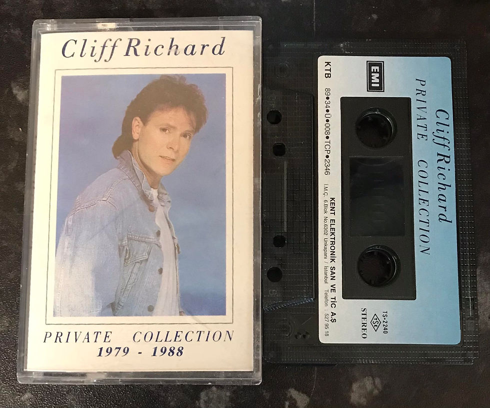 Cliff Richard Private Collection 1979 to 1988 Turkish Label, Vintage Cassette