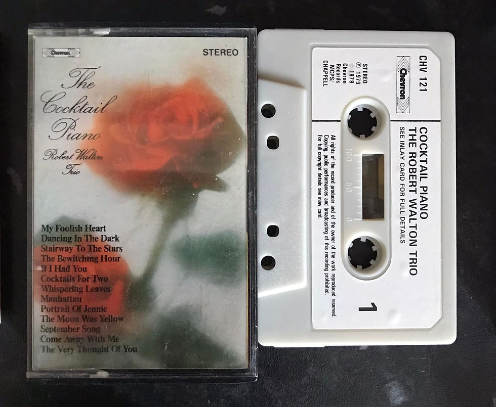 Cocktail Piano Album, The Robert Walton Trio, Chevron, CHV 121, Vintage Cassette