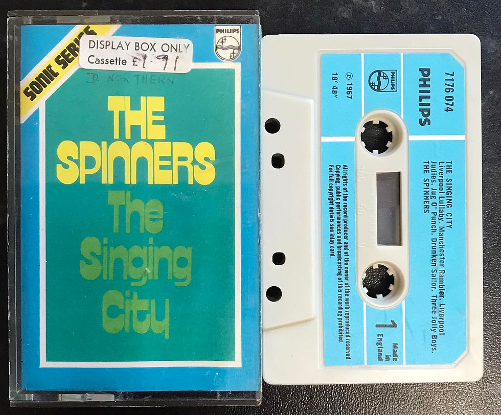 The Spinners, The Singing City Album, Philips, ‎Sonic Series, 7176 074, Vintage Cassette