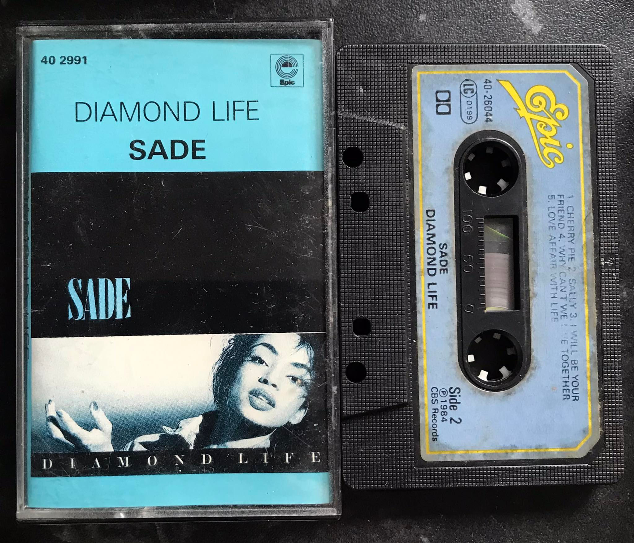 Sade, Diamond Life Album, Epic, 402991, Vintage Cassette