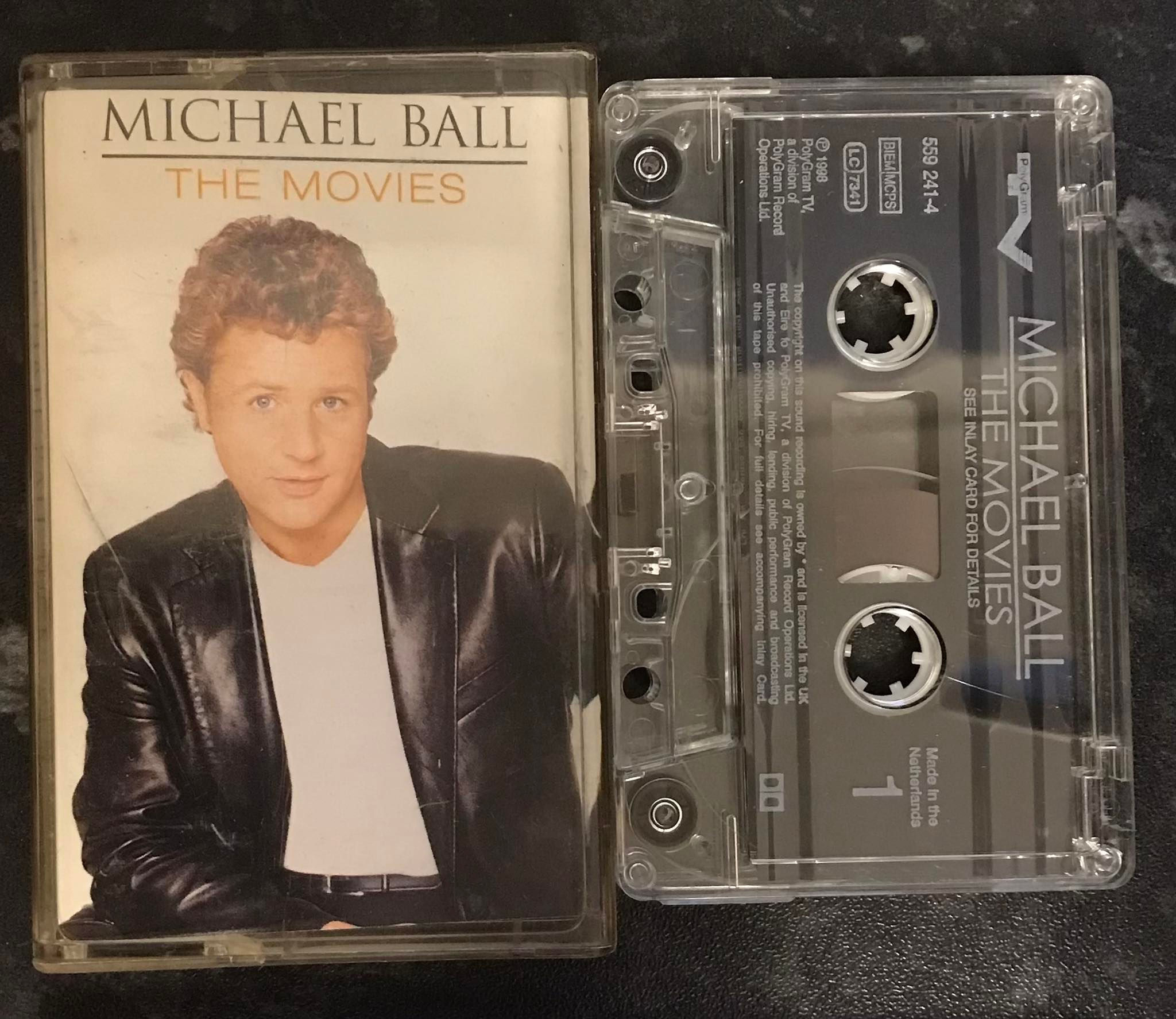 Michael Ball, The Movies Album, POLYGRAM, 559 241-4, Vintage Cassette