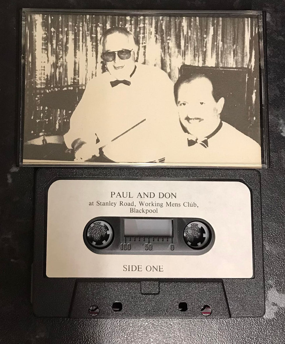 paul and don at stanley road working mens club in blackpool