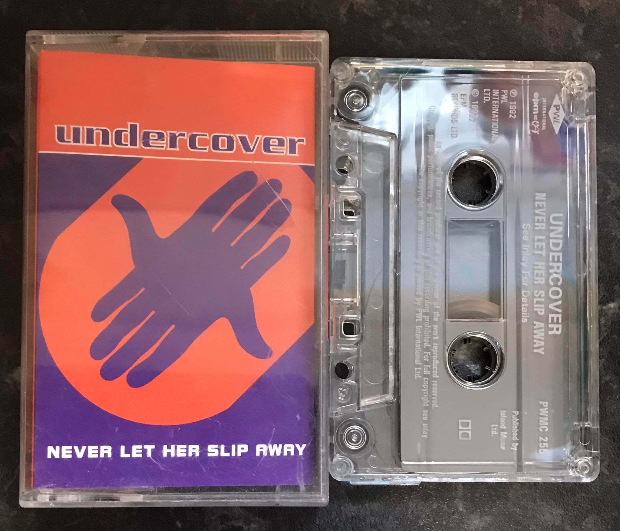 Undercover, Never Let Her Slip Away Single, PWL International, PWMC 255, Vintage Cassette