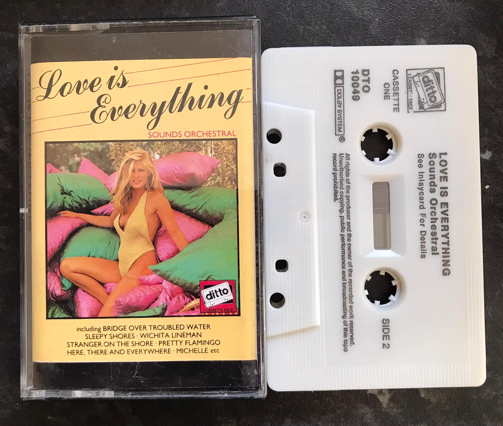 Love is Everything Album, Sounds Orchestral, TAPE ONE, DTO 10049, Vintage Cassette