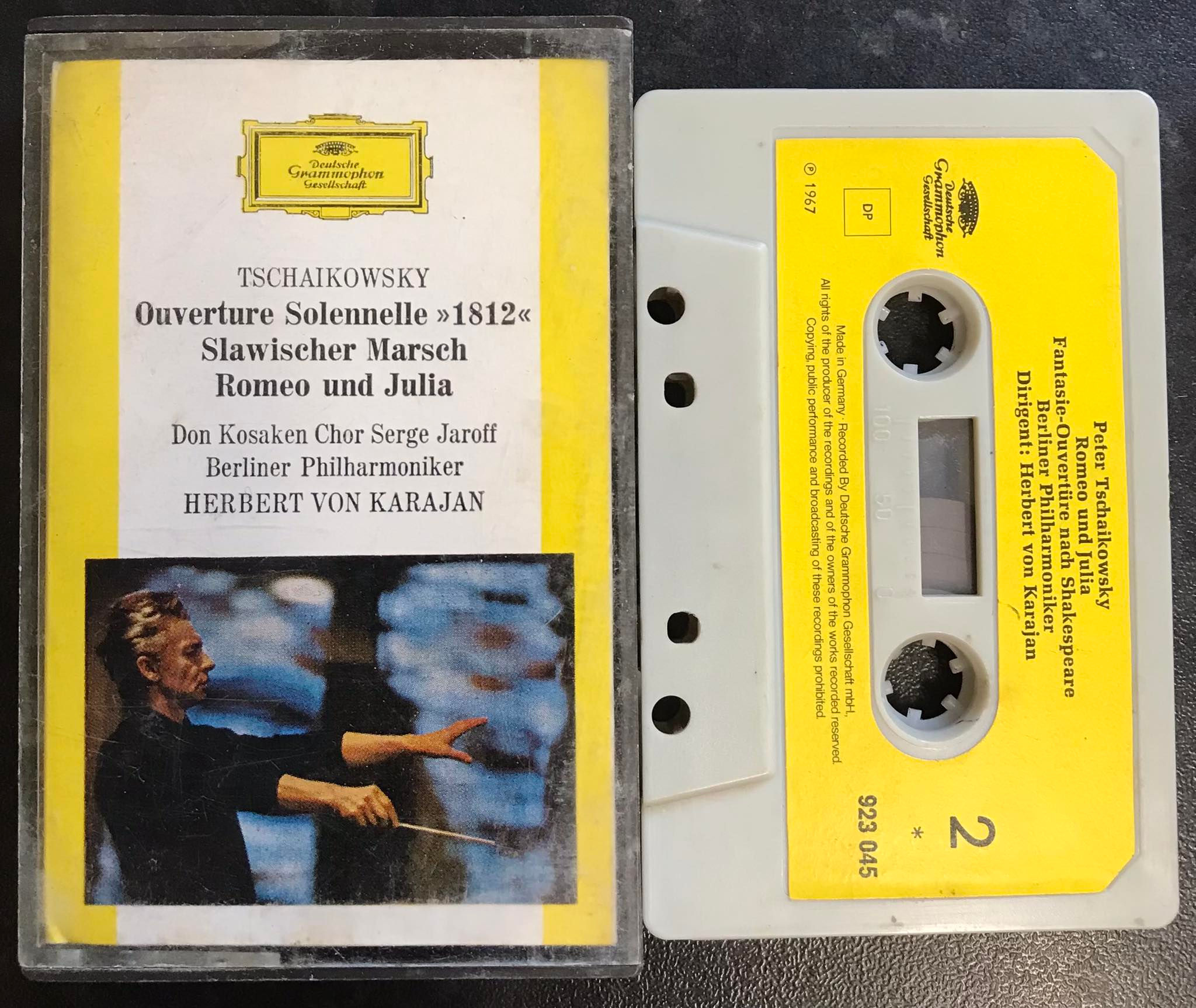 Tschaikowsky, Overture Solennelle, 1812, Berliner Philharmonic, Deutsche Grammophon, 923 045, Slawischer Marsch, Romeo and Ju