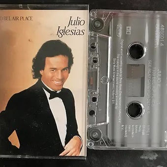 Julio Iglesias, 1100 Bel Air Place Album, CBS, 468601 4, Vintage Cassette