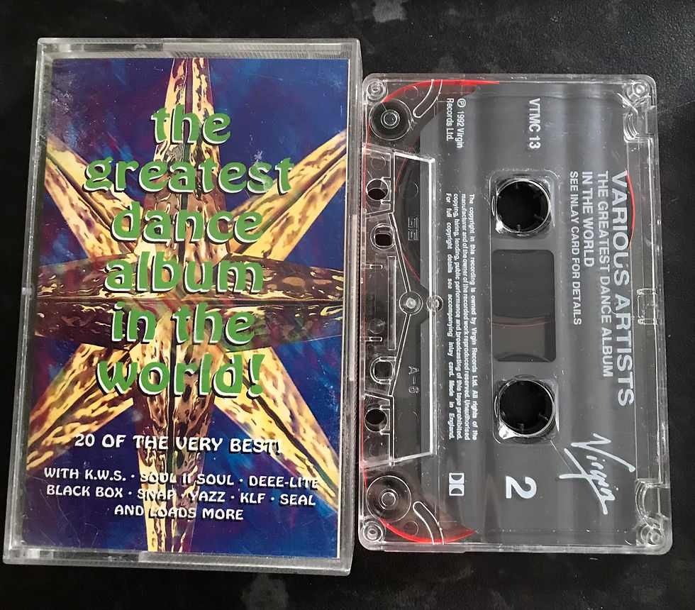 The Greatest Dance Album In The World, Virgin, VTMC 13, Vintage Cassette