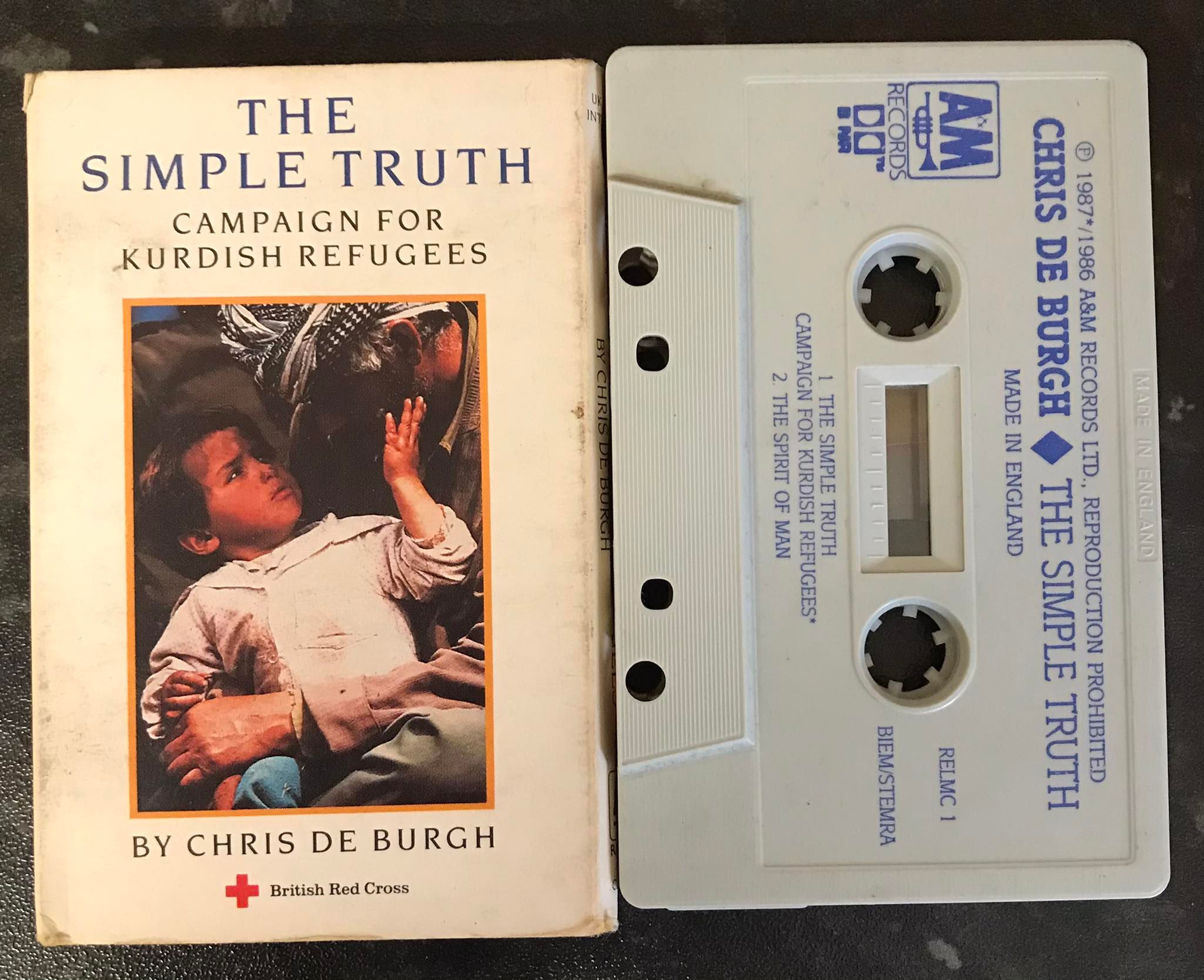 Chris De Burgh, The Simple Truth Single Album, RELMC 1, Vintage Cassette