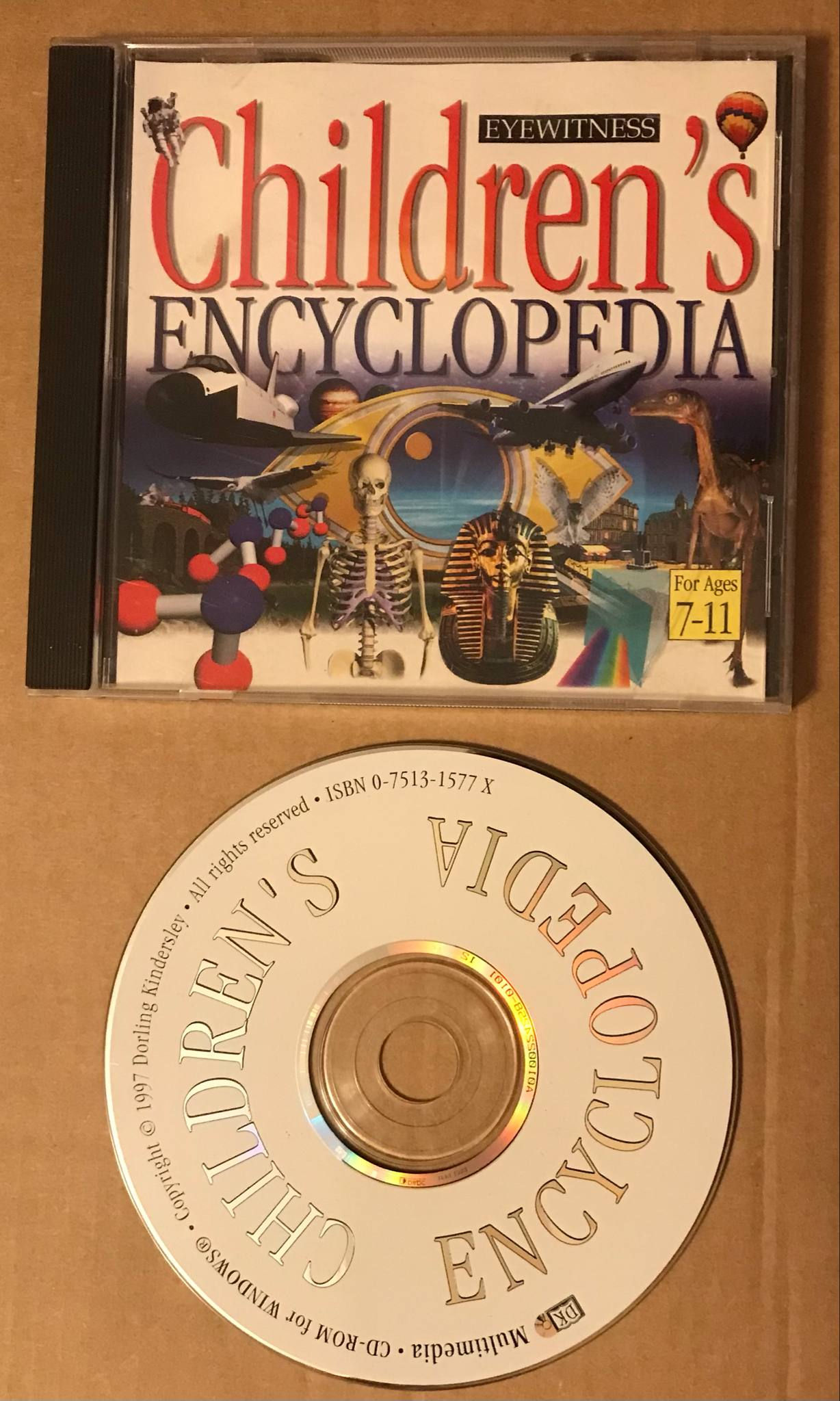 Eyewitness : Children’s Encyclopedia CD - ROM for Windows 95 (1998) - PC CD-Rom  this version for age 7-11