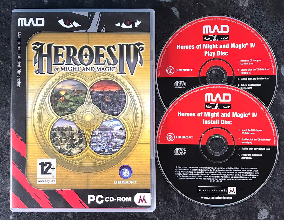 Heroes Of Might And Magic IV, UK PAL, PC Game