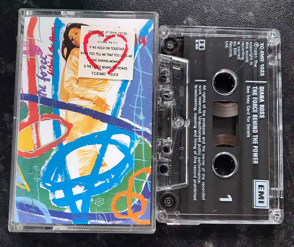 Diana Ross, The Force Behind The Power Album, EMI, TC-EMD 1023, Vintage Cassette