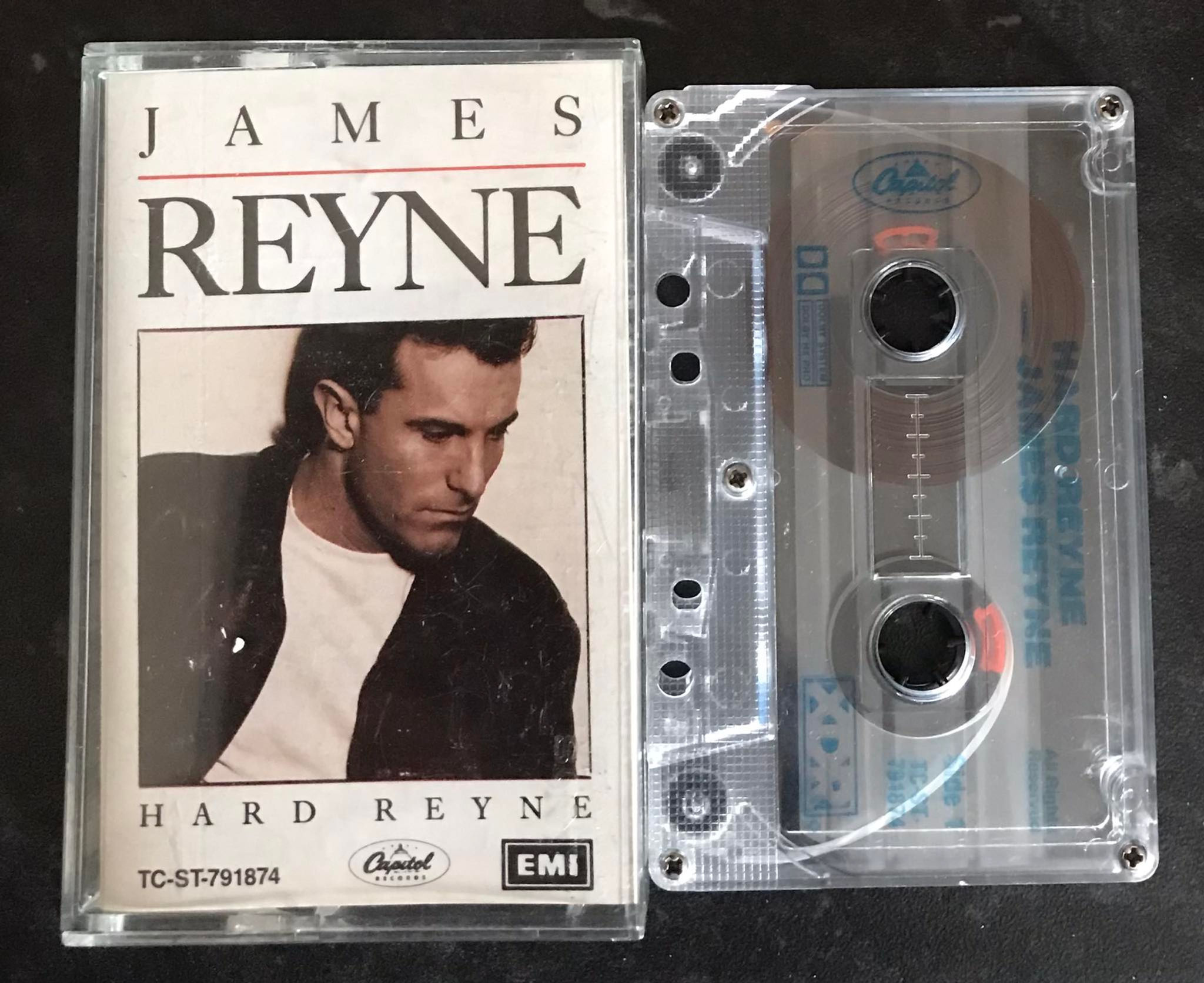James Reyne, Hard Reyne Album, Capitol Records, TC-ST-791874, Vintage Cassette