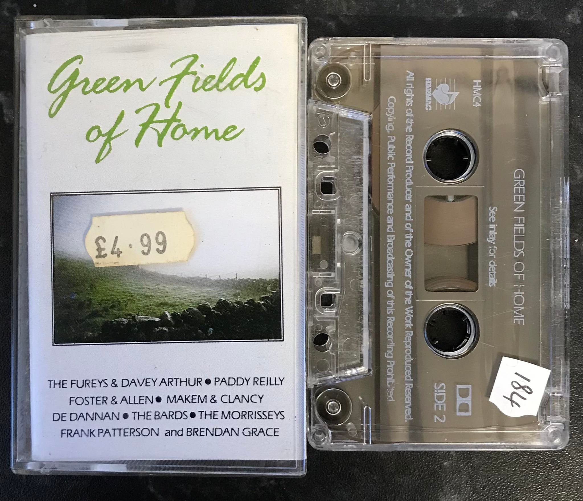Green Fields Of Home Album, Harmac Label, HMC4, Vintage Cassette