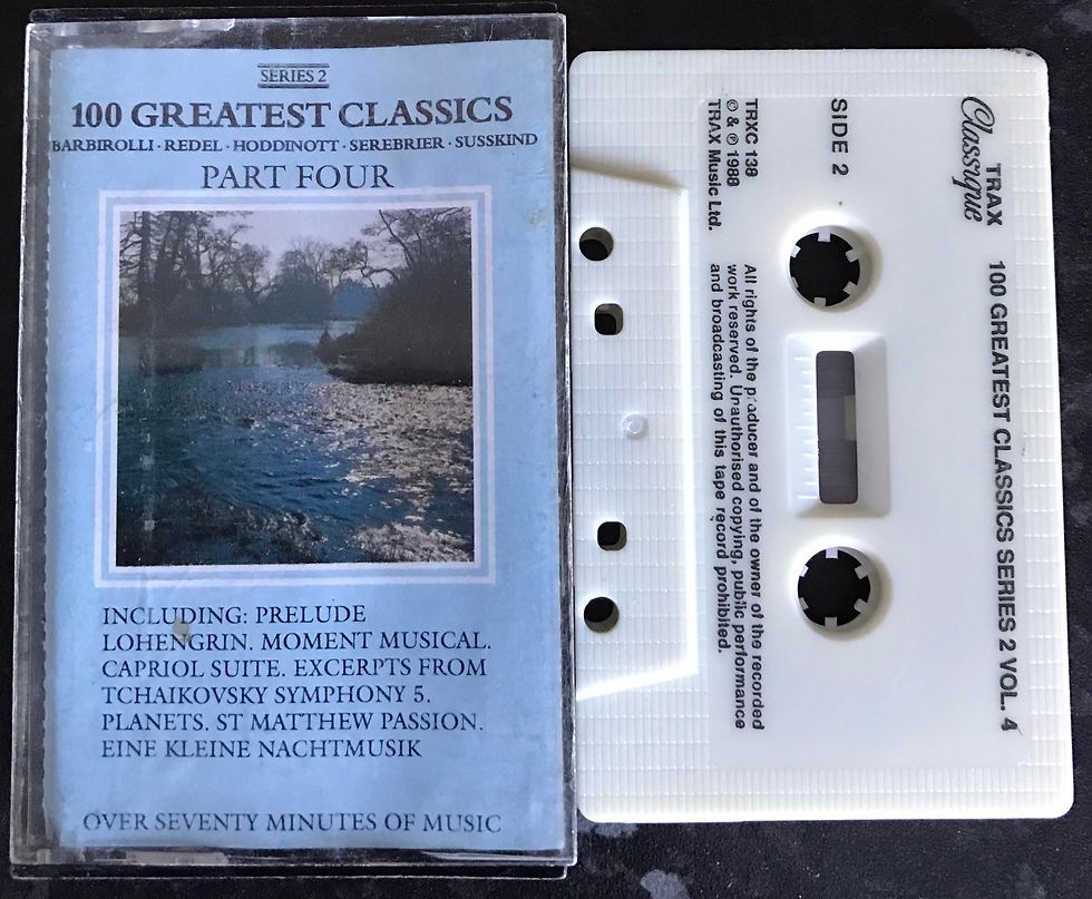 100 Greatest Classics, Part Four, Series 2, Trax Music, TRXC 138, Vintage Cassette