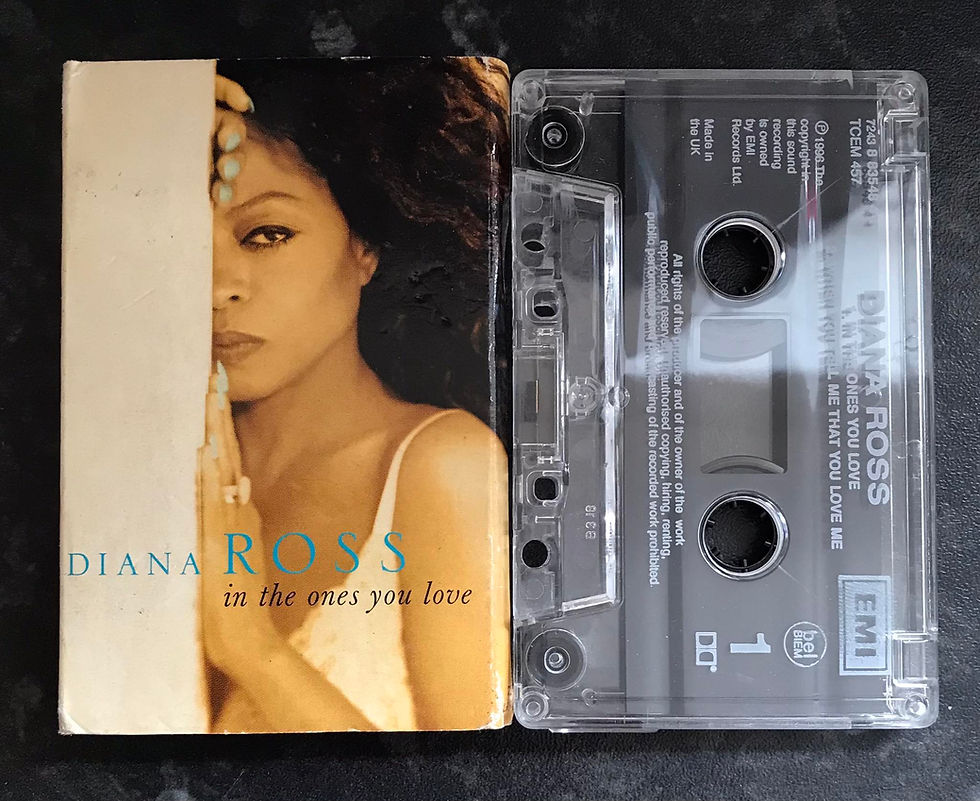 Diana Ross, In The Ones You Love, 4 track UK cassette single, EMI,  7243 8 83548 4 4, Vintage Cassette