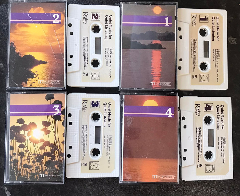 Quiet Music for Quiet Listening, 4 Tape Set, Reader's Digest, RDC 91501, Vintage Cassette