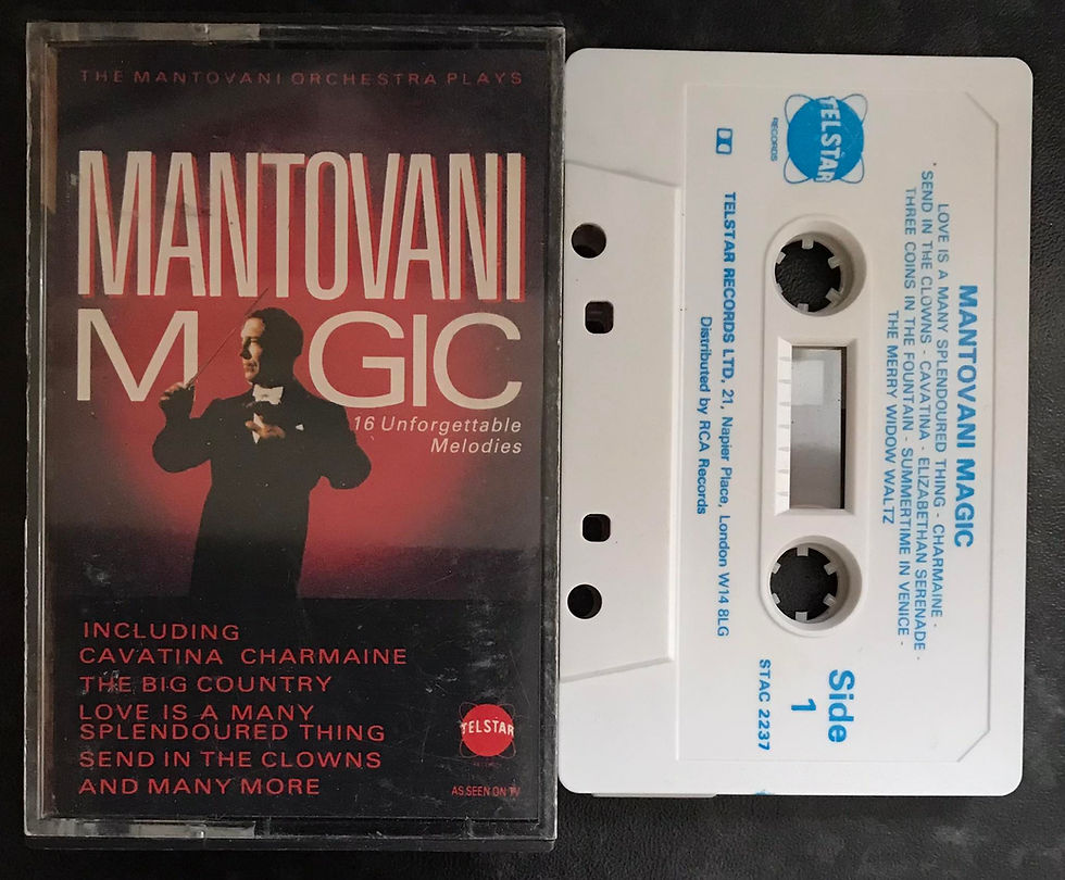 Mantovani Magic Album, 16 Unforgettable Melodies, Telstar, STAC2237, Vintage Cassette