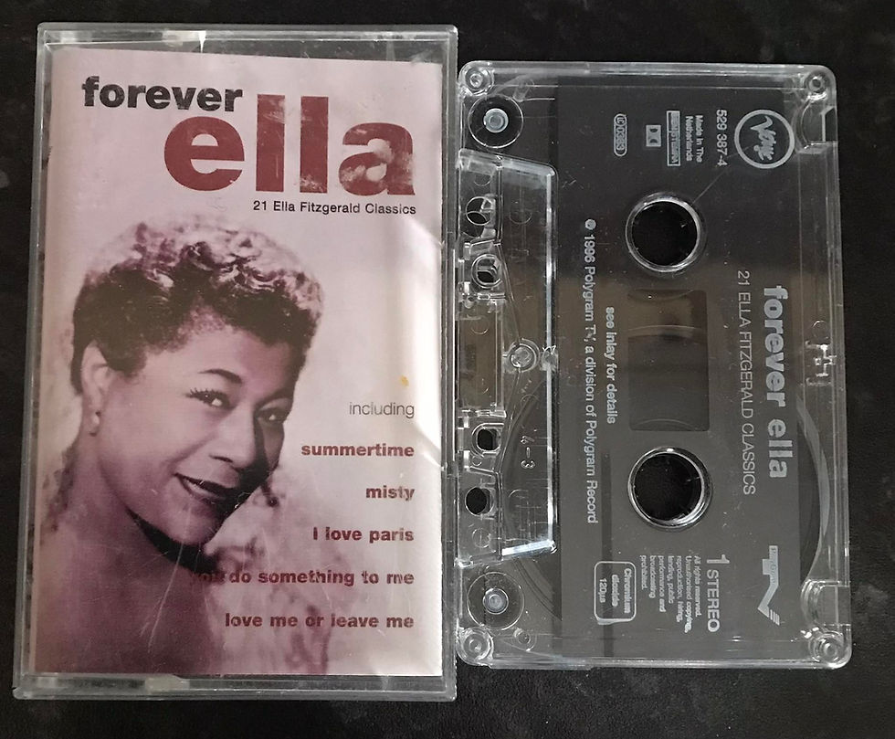 Forever Ella Album, Ella Fitzgerald, Verve Records, 529 387-4, Vintage Cassette