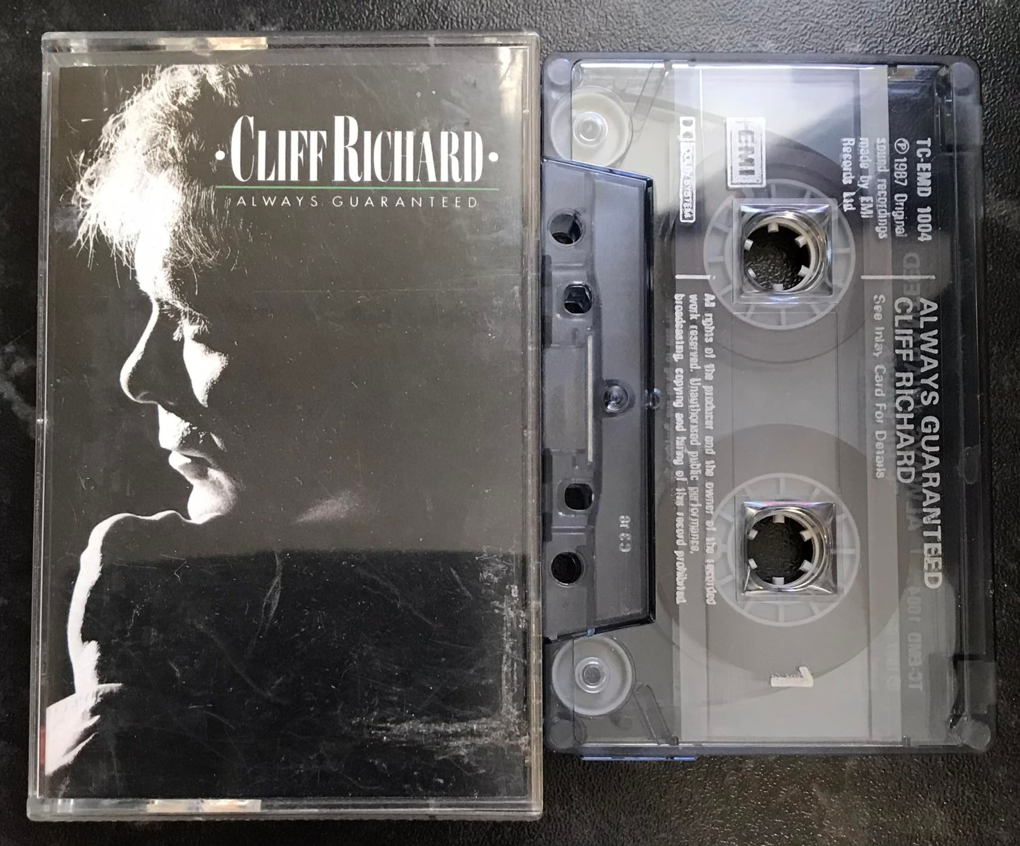 Cliff Richard, Always Guaranteed Album, EMI, TCEMD 1004, Vintage Cassette