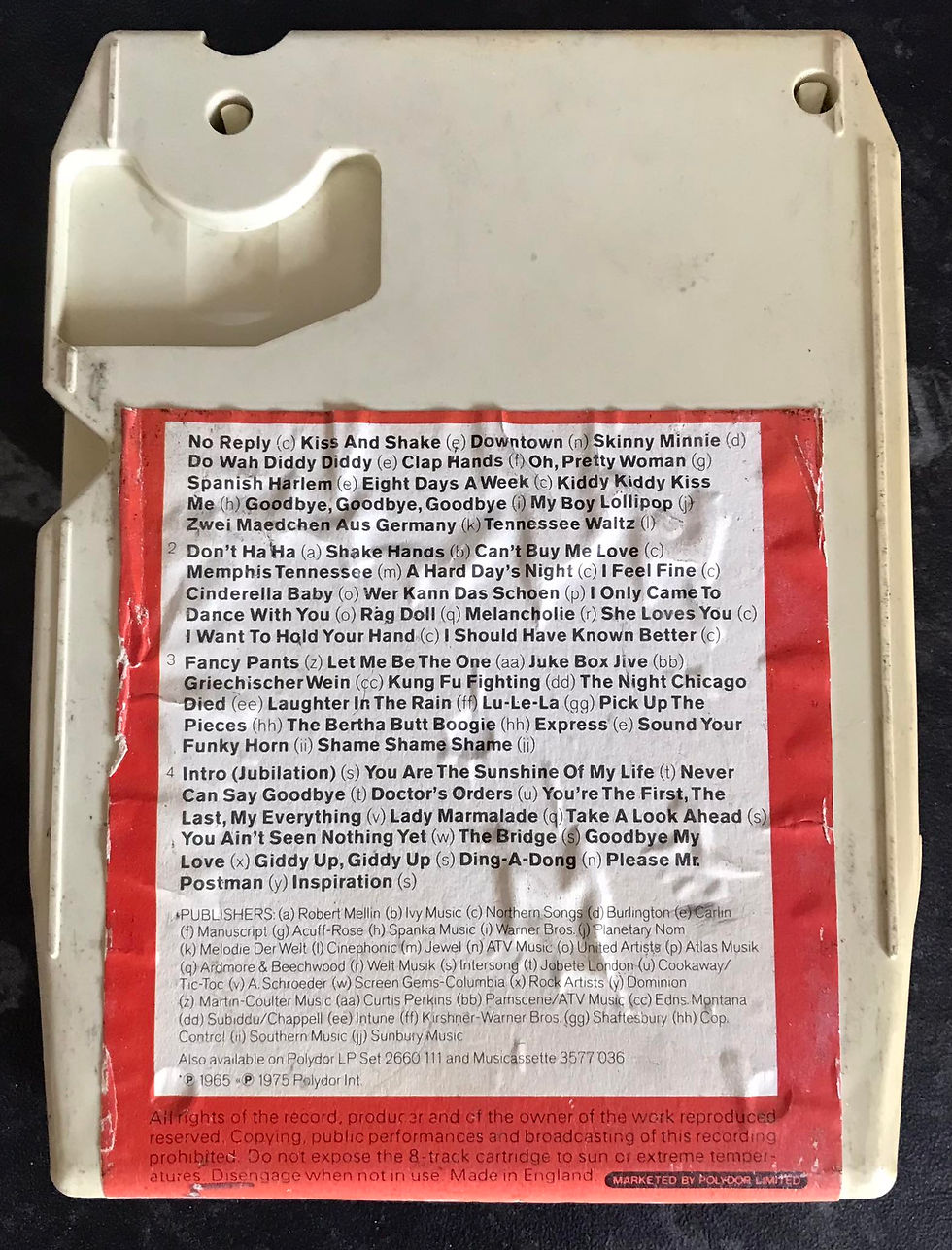 8 Track Stereo, James Last, 10 Years Non Stop, Polydor, 3871 018, Jubilee Album, Vintage 8 Track