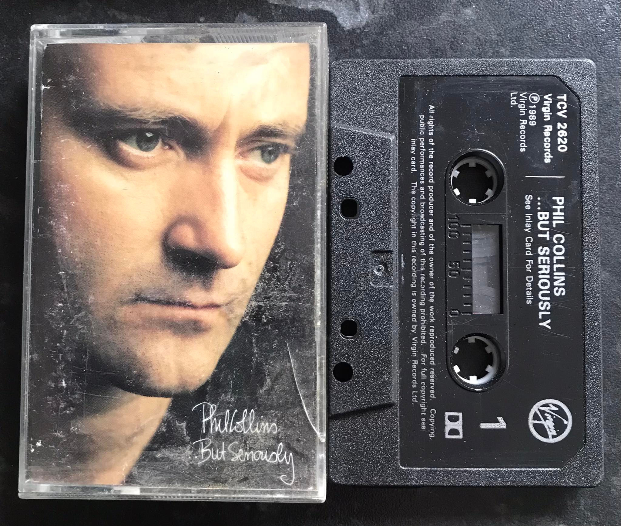 Phil Collins, But Seriously Album, Virgin, TCV2620, Vintage Cassette