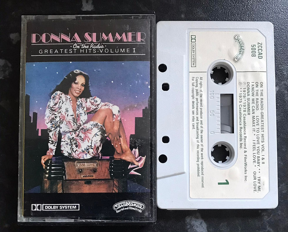 Donna Summer, On The Radio, Greatest Hits Album, Volume 1, Casablanca, ZCCAD 5008, Vintage Cassette