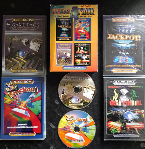 Arcade 4 Pack, CD-ROM Pack, PC Game | The Big Gift Shop