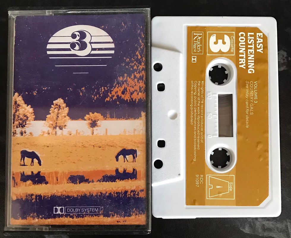 Easy Listening Country Gals and Sunshine, Volume 3, RDC 91097, Vintage Cassette