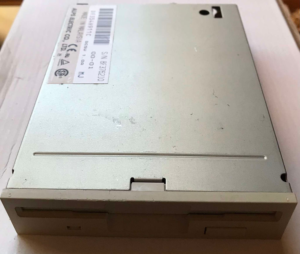 ALPS Floppy Disk Reader 3.5", DF354H911C, Internal  Disc Drive, IDE ,PATA, EIDE White