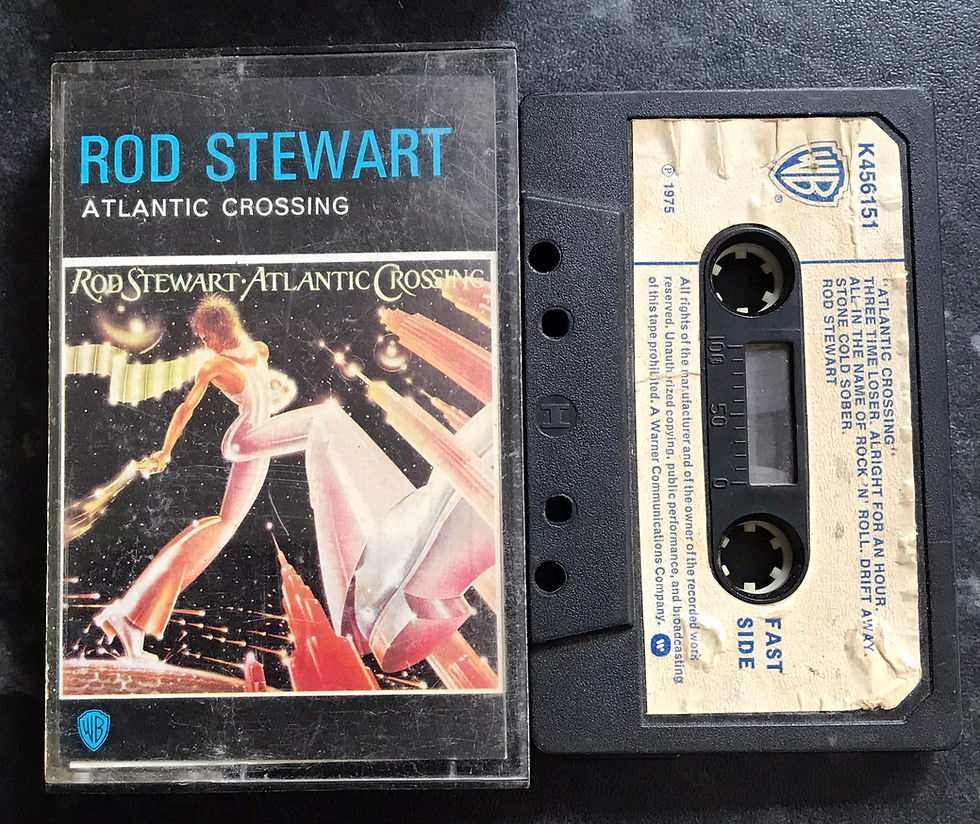 Rod Stewart, Atlantic Crossing Album, Warner Bros. Records, K456151, Vintage Cassette