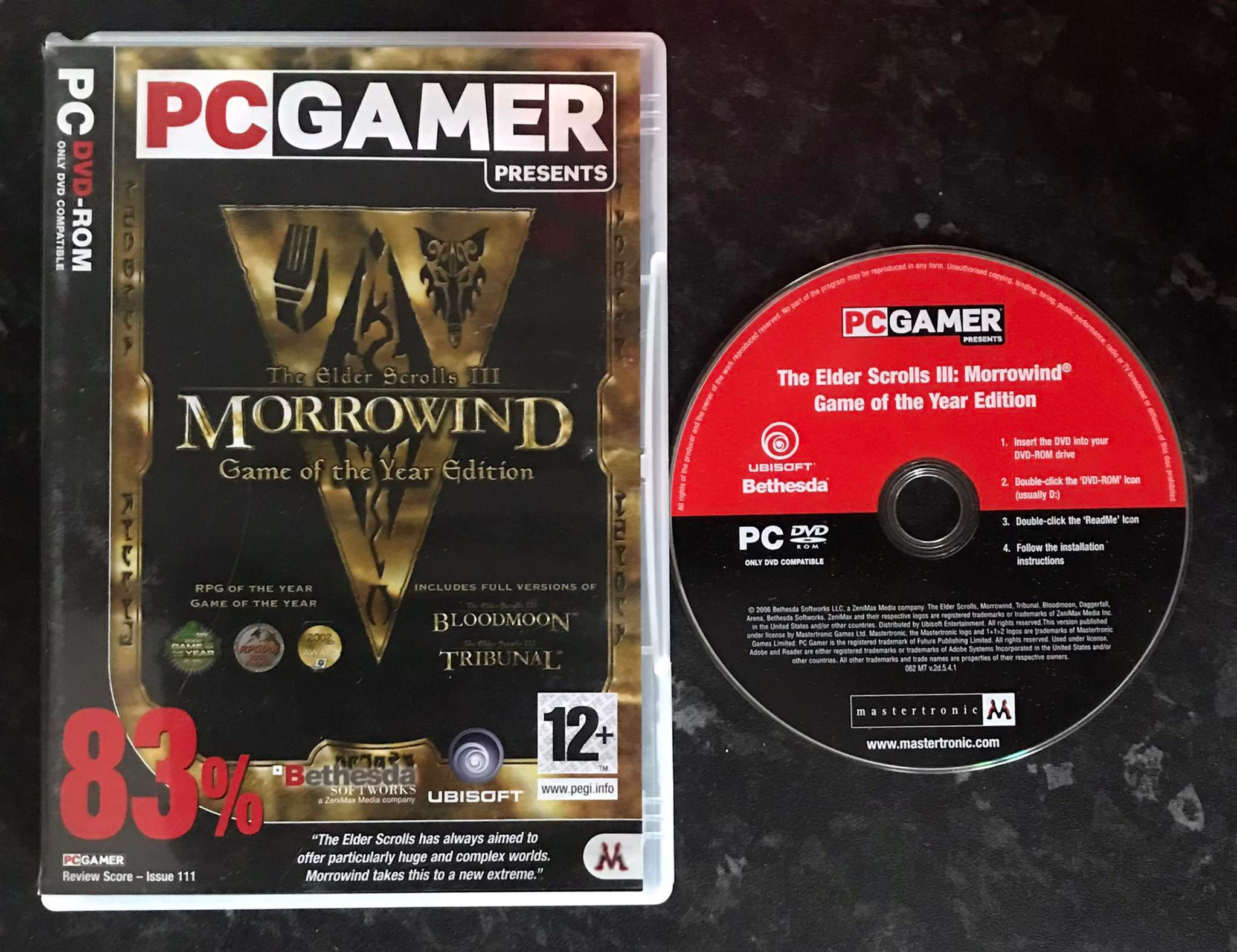 The Elder Scrolls III, Morrowind, Game Of The Year Edition, PC Game