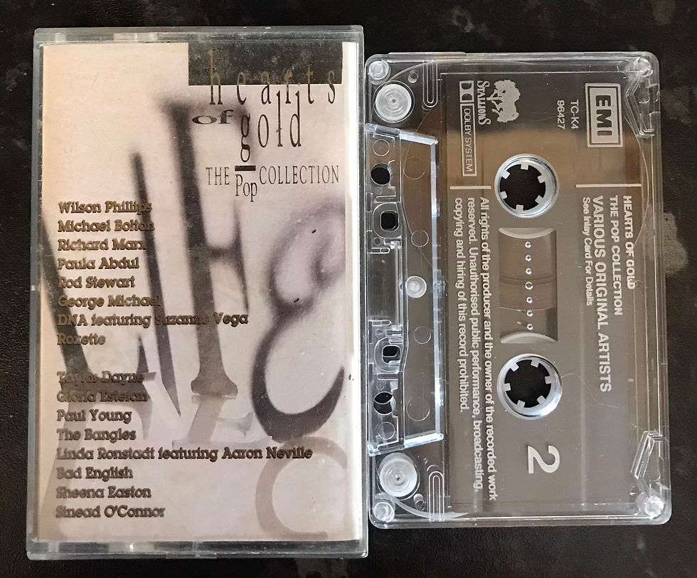 The Pop Collection, Hearts of Gold Album, EMI, TC-K4 96427, Vintage Cassette