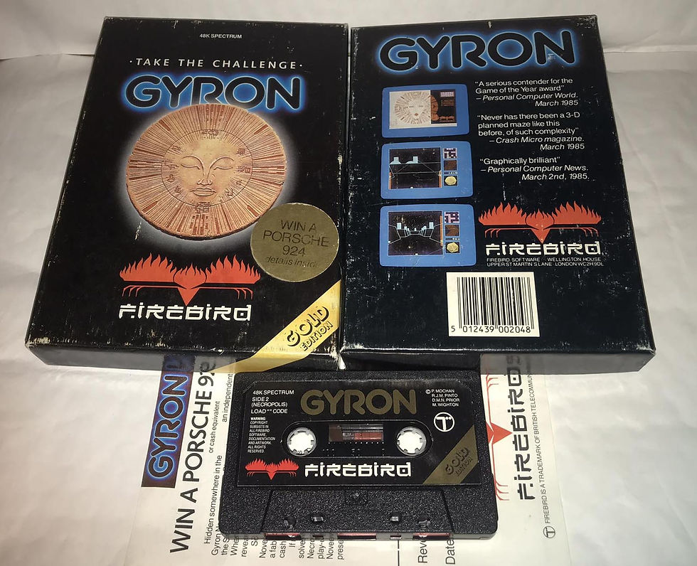 Gyron, ZX Spectrum by Firebird for sale
