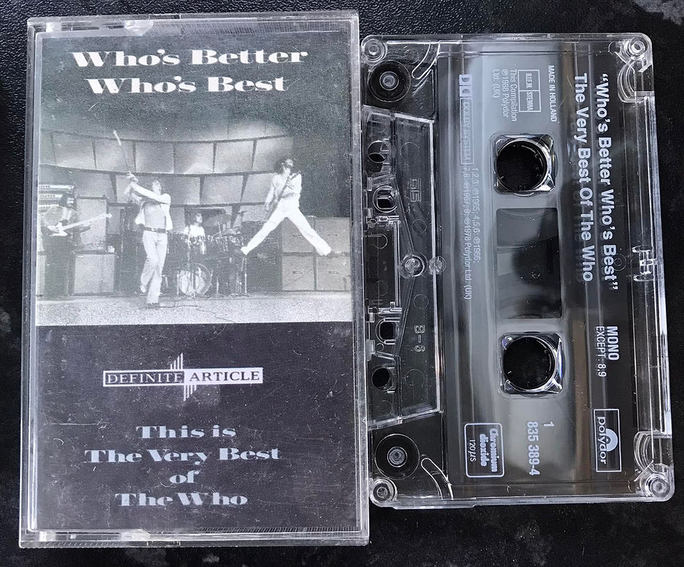 This Is The Very Best Of The Who Album, Who's Better Who's Best, Polydo, WTVC 1, 835 389-4, Vintage Cassette
