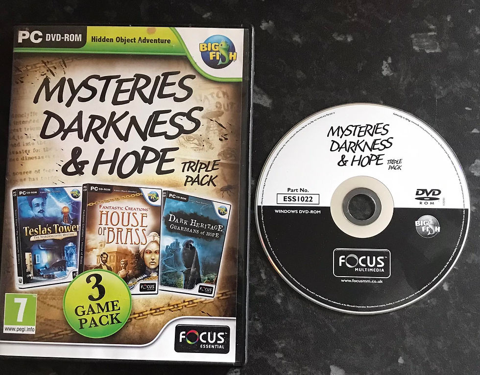 Mysteries, Darkness and Hope Triple Pack ,DVD, UK, Pal, PC Game