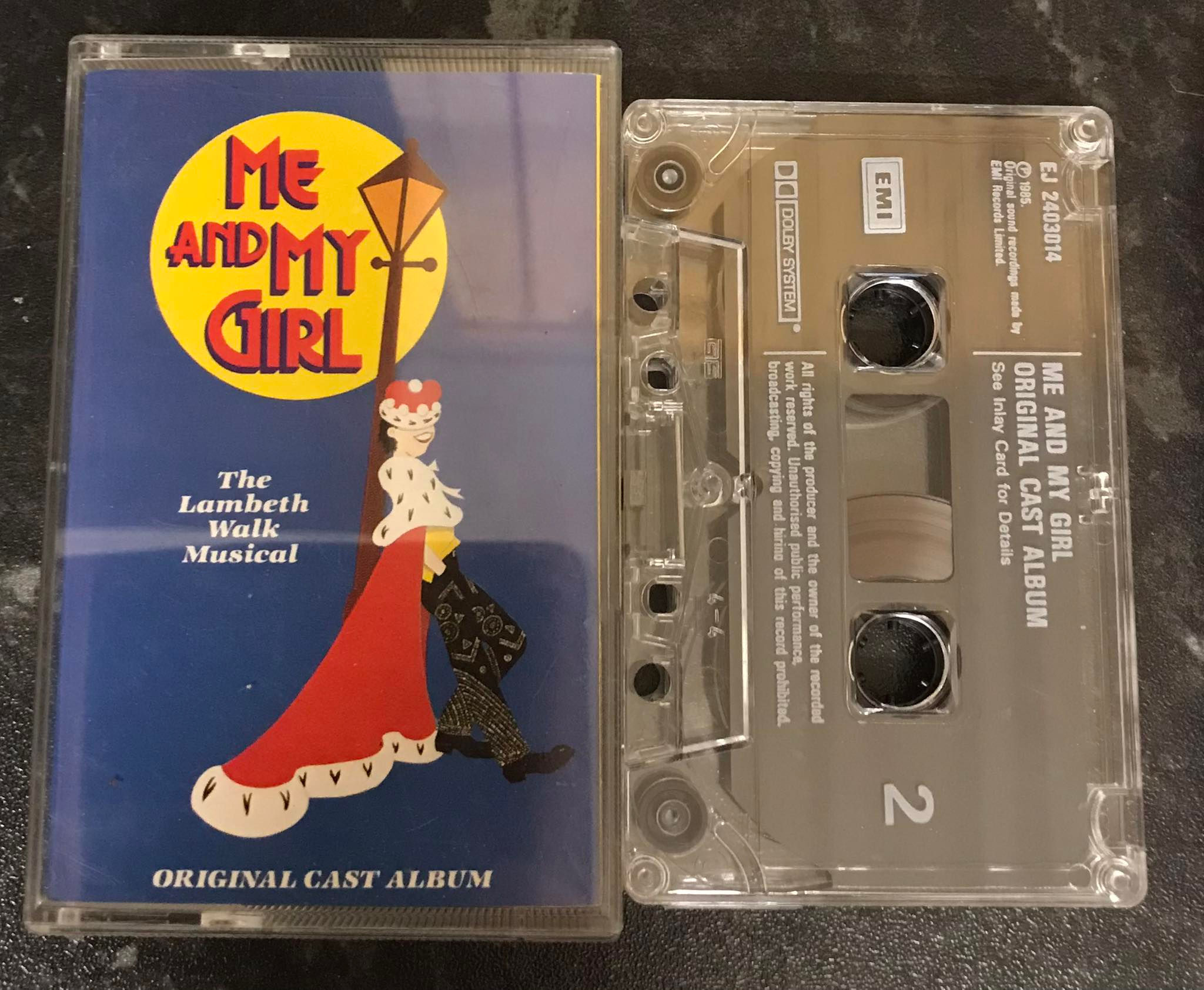 Me and My Girl, The Lambeth Walk Musical Album, Columbia, EJ 2403014, Vintage Cassette
