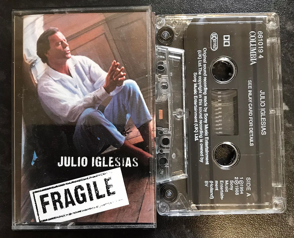 Julio Iglesias, Fragile Single, Columbia, 661019 4, Vintage Cassette