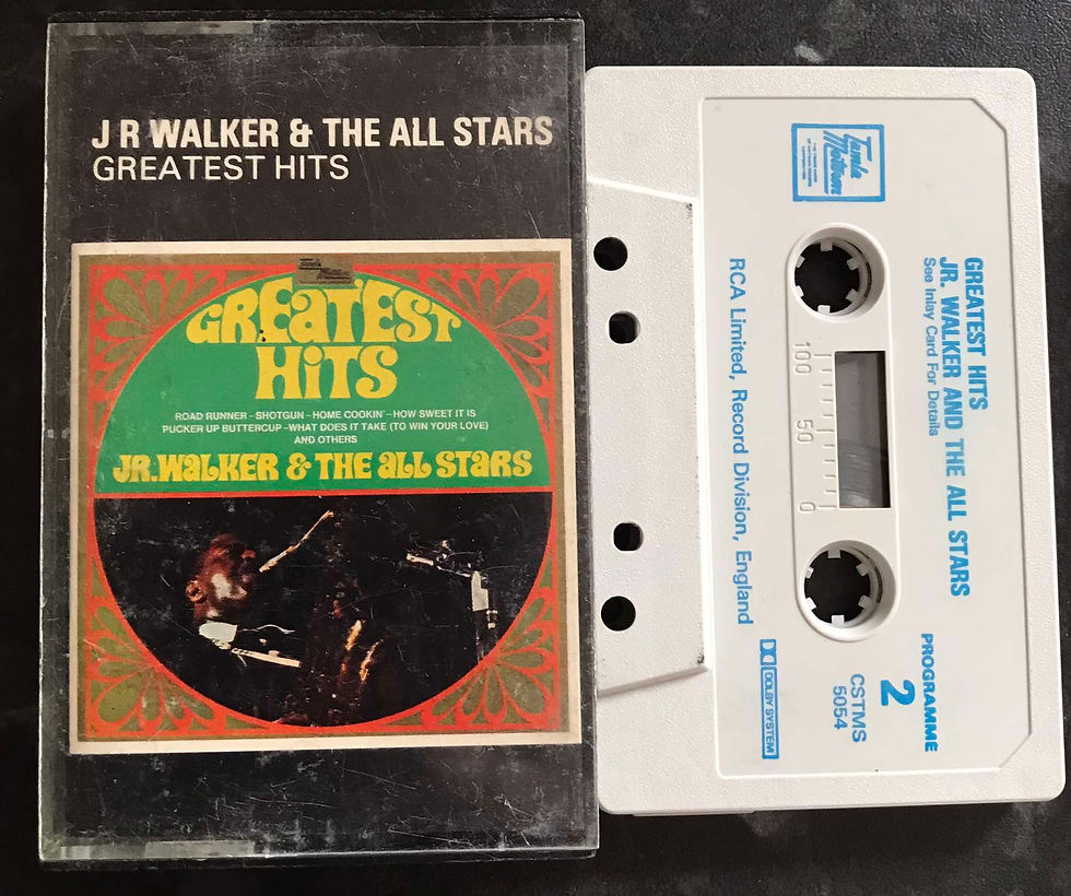JR Walker & The All Stars Greatest Hits ALbum, Tamla Motown, CSTMS 5054, Vintage Cassette