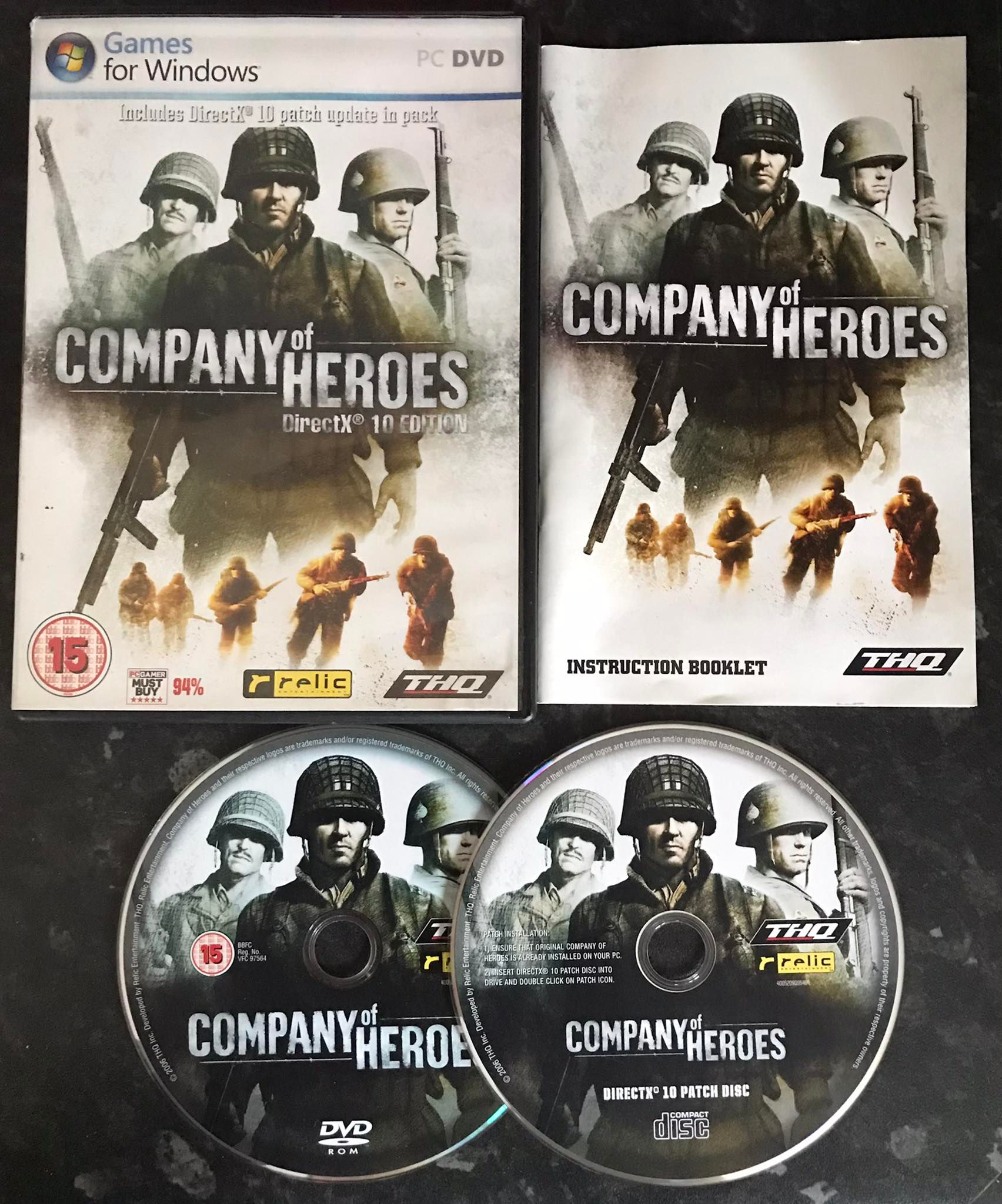 Company Of Heroes, Direct X 10 Edition, UK, Pal, PC Game