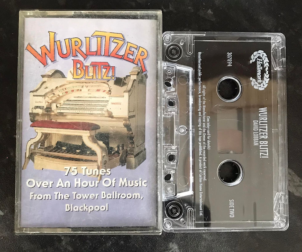 Wurlitzer Blitz! Album, Hallmark, 307894, David Lobban, Vintage Cassette