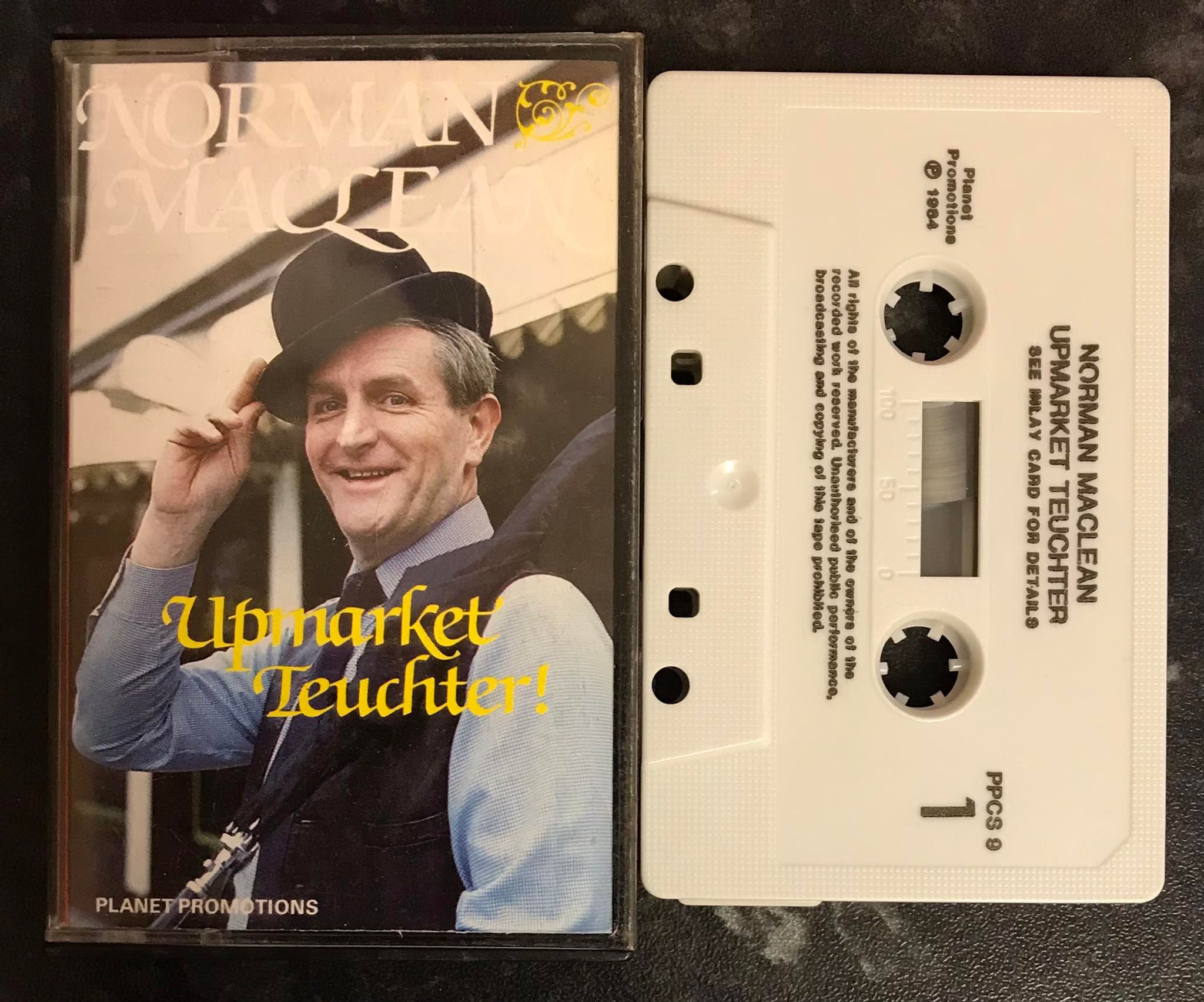 Norman MaClean, Upmarket Teuchter Album, ppcs 9, Planet, Vintage Cassette