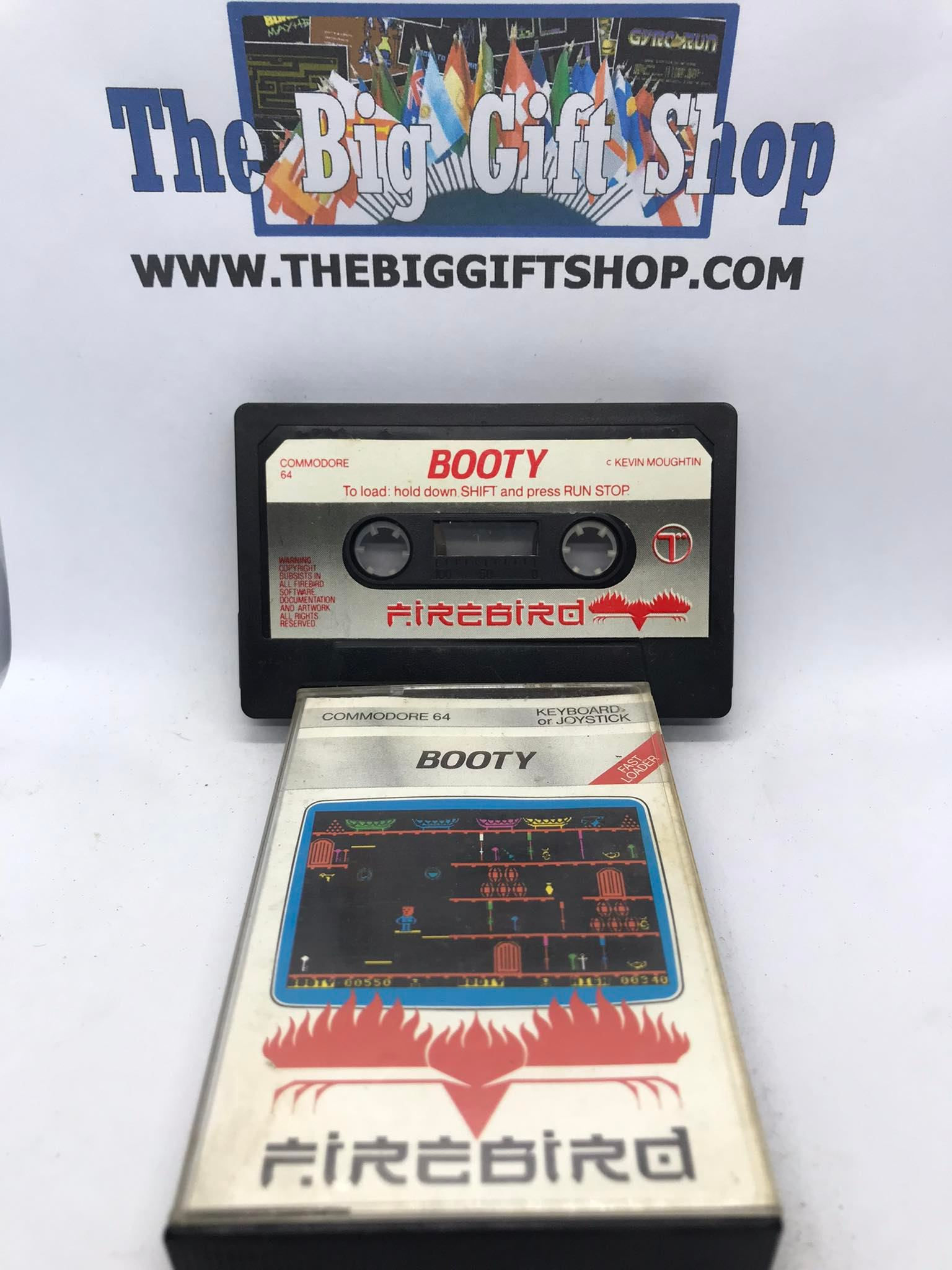 Booty - C64, Released by Firebird Software Ltd for sale