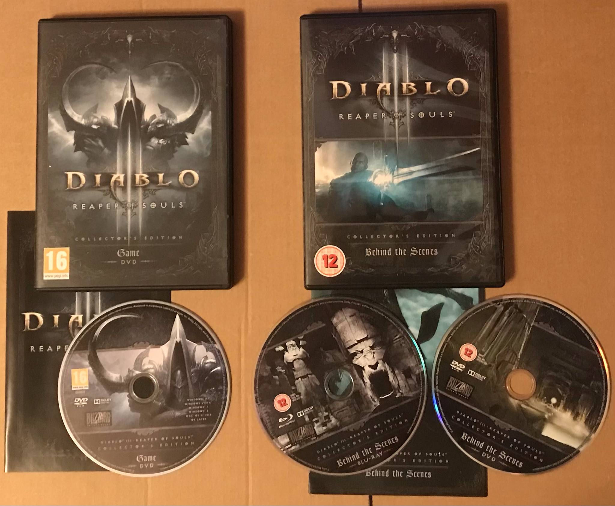 Diablo III - Reaper Of Souls Collector's Edition PLUS Behind the Scenes - PC GAME DVD rom