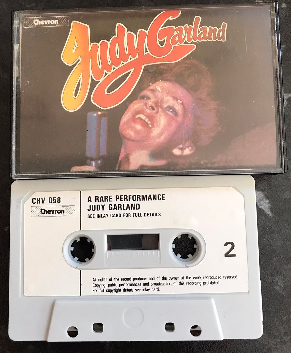 A Rare Performance Album, Judy Garland, Chevron, CHV 058, Vintage Cassette