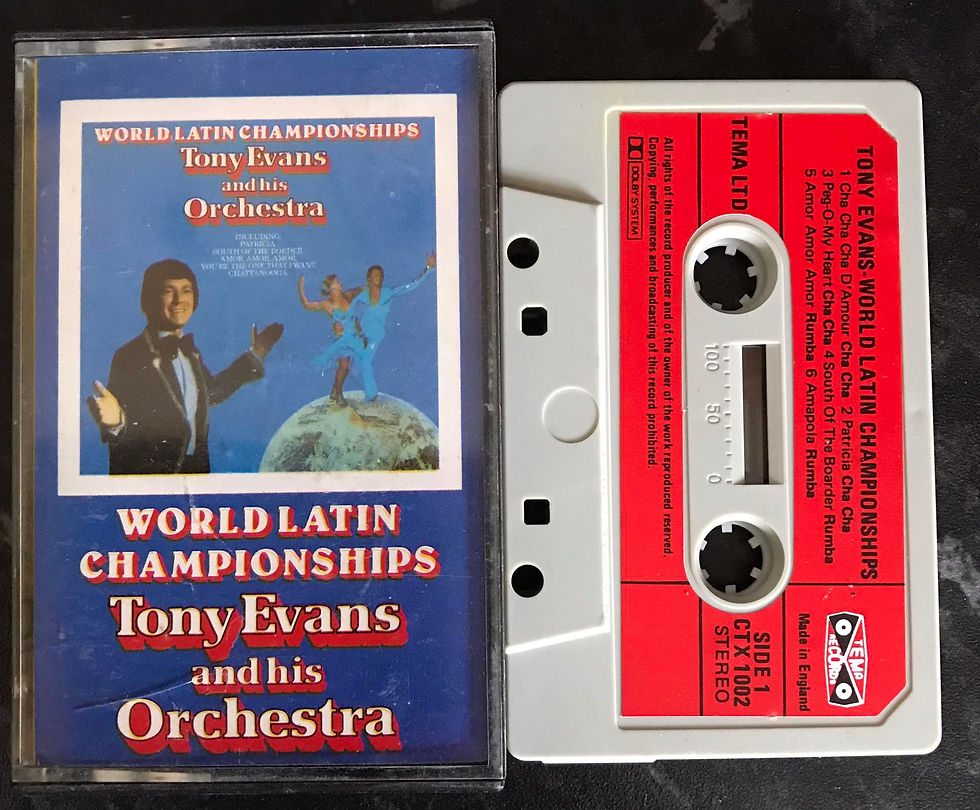 World Latin Championships, Tony Evans and his Orchestra, ctx 1002, Vintage Cassette