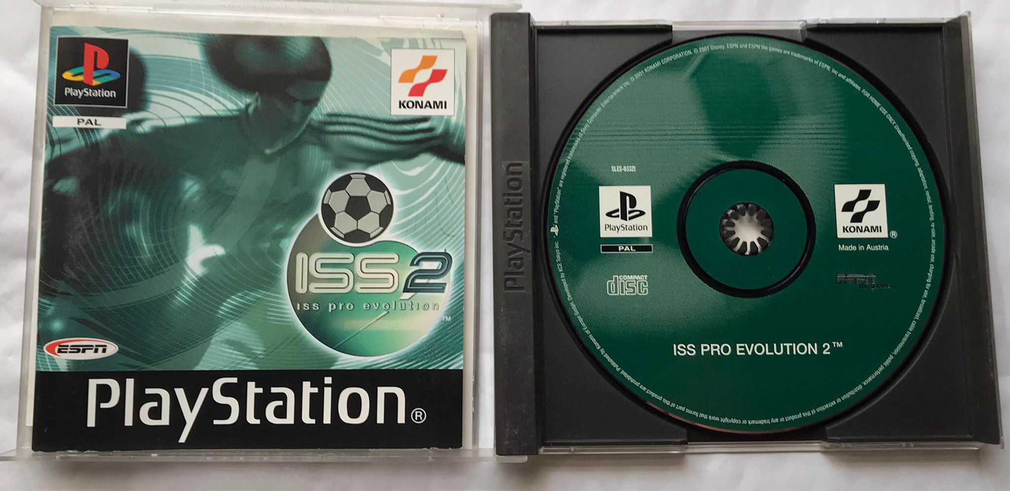 iss pro evolution 2, Playstation 1 Game