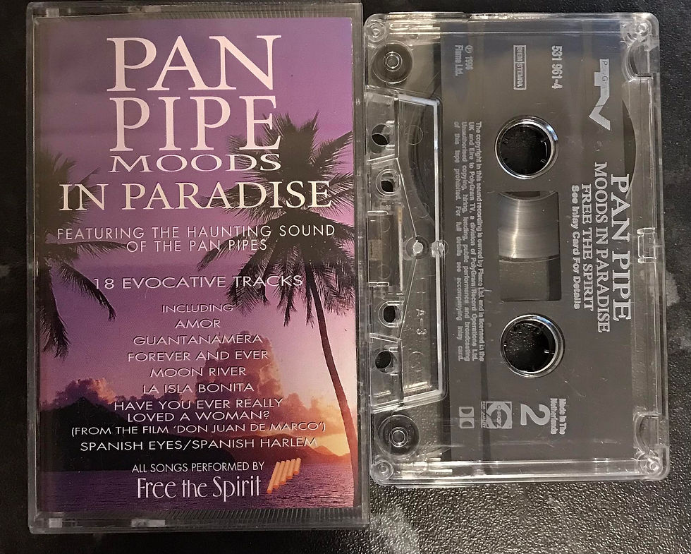 Pan Pipe, Moods in Paradise Album, 531 961-4, Polygram TV, Vintage Cassette