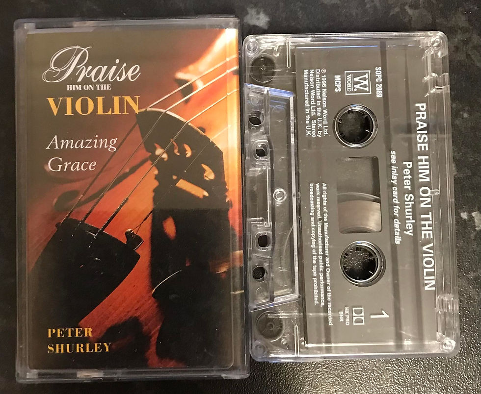 Praise Him On The Violin, Amazing Grace, Peter Shurley, Word Music, SOPC 2089, Vintage Cassette